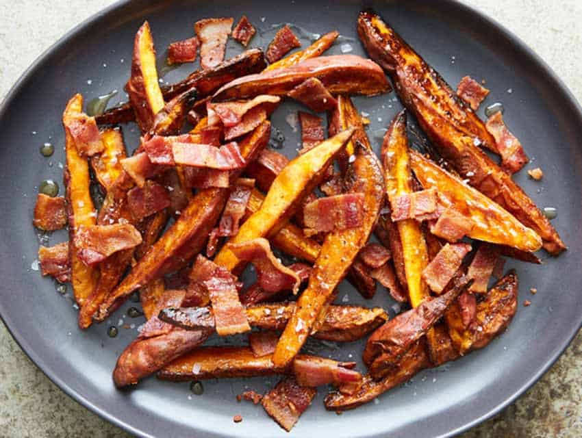 bacon sweet potatoes