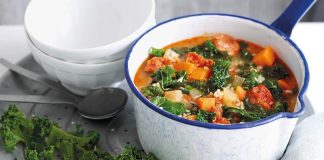 kale-chorizo stew