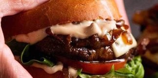 Portobello burger