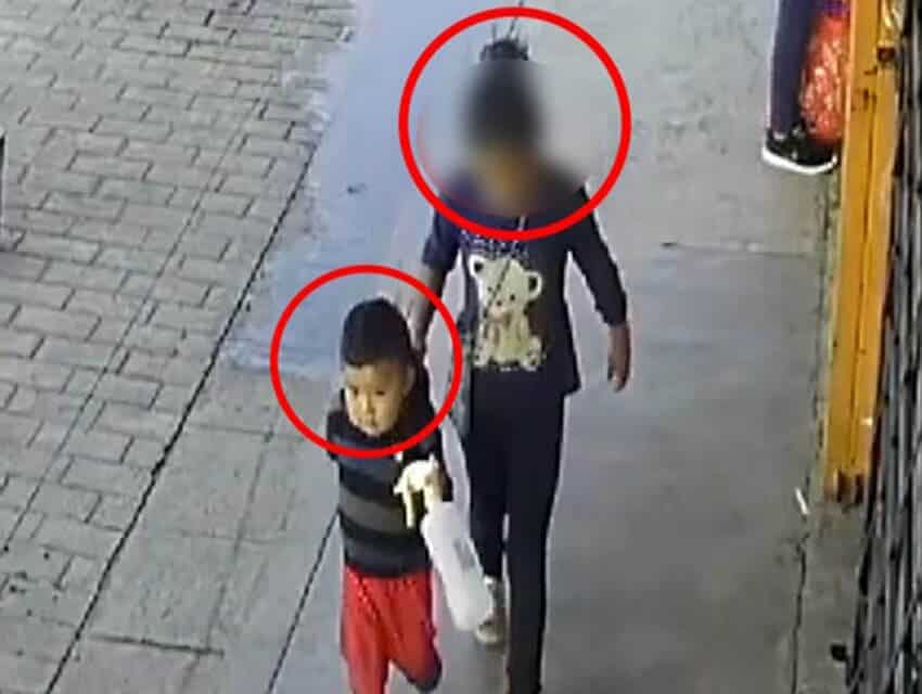 video of Chiapas toddler Dylan being kidnapped