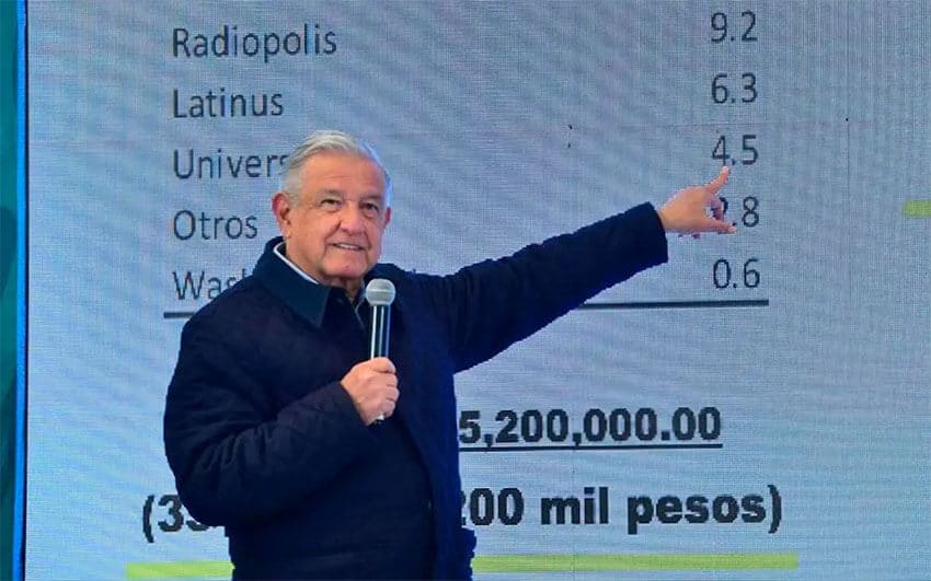 The president previously shared what he said was journalist Carlos Loret de Mola's 2021 income, at a press conference in February.
