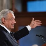 President López Obrador at his Monday press conference.