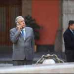 The president's morning press conference ended early after the Veracruz quake triggered Mexico City's alarm system.