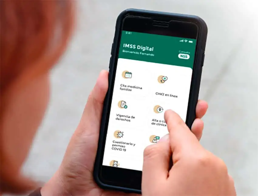 IMSS smartphone app