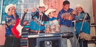 Members of the band Los Chuparrecio