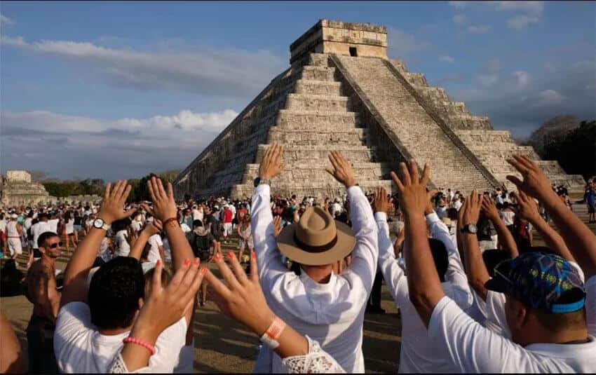 Before the pandemic, thousands visited Chichén Itzá every equinox to witness the "descent of the serpent."