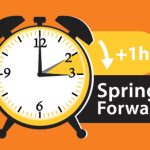 Clocks change officially at 2:00 a.m. Sunday.