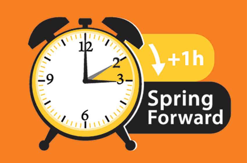 end daylight savings time 2022 clipart