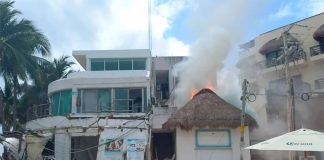 Kool Beach Club after Monday's explosion.
