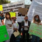 In Guadalajara, patients and their supporters demanded access to immunosuppressants and other life-saving drugs for transplant and kidney disease patients.