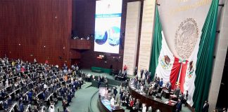 The Chamber of Deputies, the lower house of the Mexican Congress, is made up of 500 representatives.