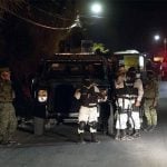 Soldiers and members of the National Guard responded to the incident.