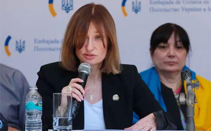 Ukrainian Ambassador Oksana Dramaretska