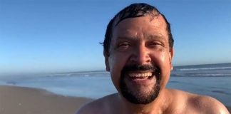 Serapio Vargas Ramírez, a state deputy in Sinaloa, appeared in a Facebook video on Saturday to promote his idea for a nudist beach near Culiacán.