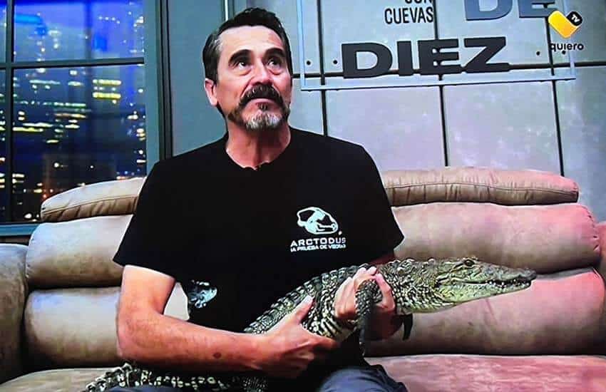Paulino Ponce, crocodile expert from Mexico