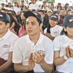 Youths Building the Future or Jovenes Construyendo el Futuro in Spanish (JCF), "seeks to benefit 2.3 million youth" through government-paid apprenticeships, according to the website of the presidency.