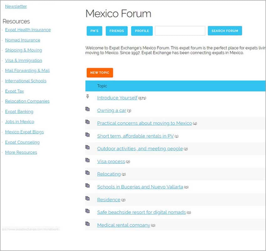 Expat Exchange Mexico forum