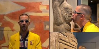 The performance video was shown at the Ceremonia music festival in Mexico City last weekend.