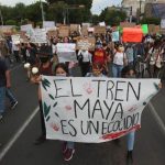 Maya Train protest Quintana Roo