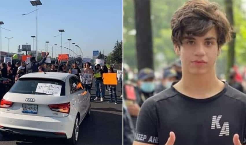 Protesters block Mexico City ring road seeking justice for slain youth