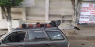 Six heads were found on top of a car in Chilapa, Guerrero on Thursday.