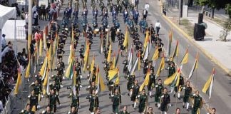 Cinco de Mayo parade in Puebla city