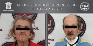 México state prosecutors shared this image of the alleged dog butchers on Twitter, asking the public to come forward if they have information relevant to the case.