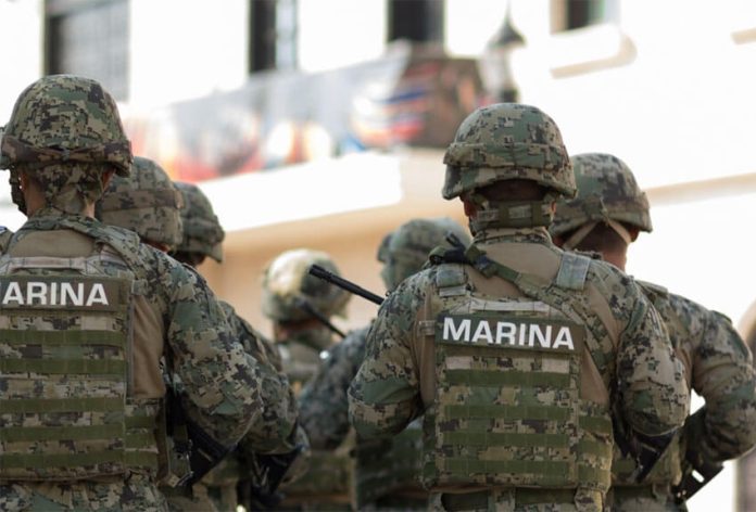 Marines in uniform.