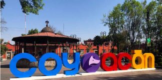 Coyocan borough in Mexico City