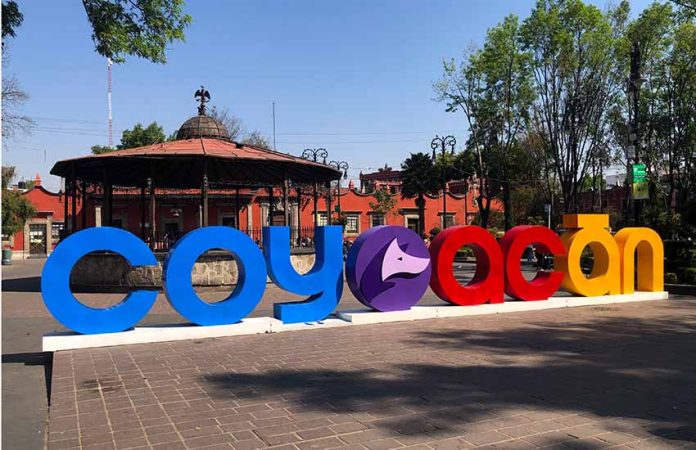 Coyocan borough in Mexico City