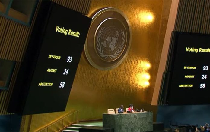 Mexico was one of 58 countries that abstained from the Thursday vote of the UN Human Rights Council.