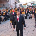 Salvador García and the Zacatecas Concert Band.