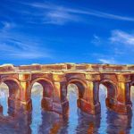 from mural by Jorge Monroy: Ladies Bridge in Guadalajara