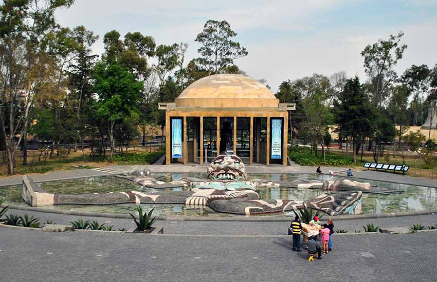 Diego Rivera's fountain of Tlaloc
