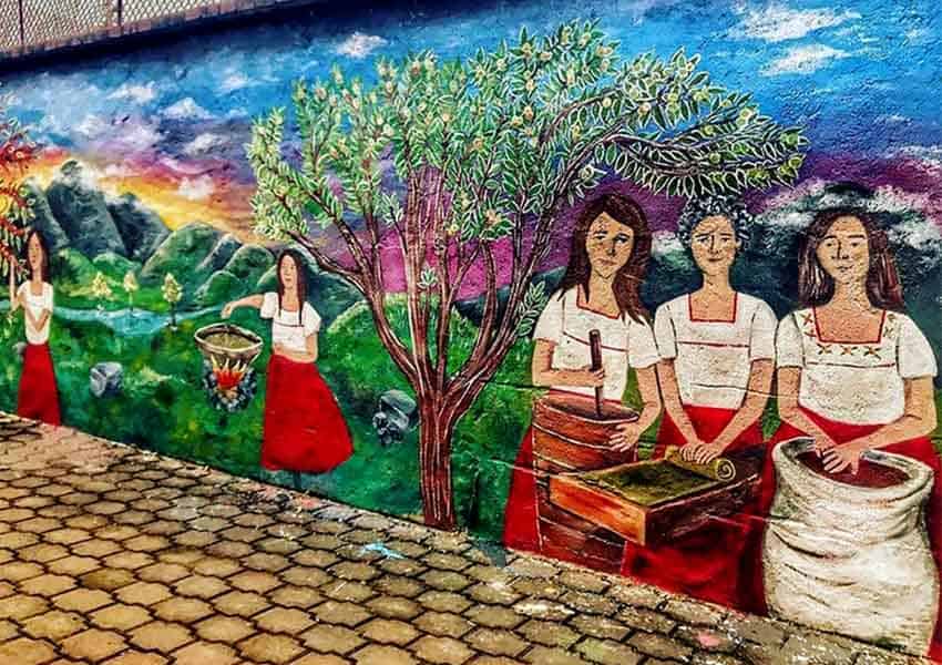 mural in Talpa de Allende, Jalisco