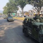 soldiers arriving in Michoacan