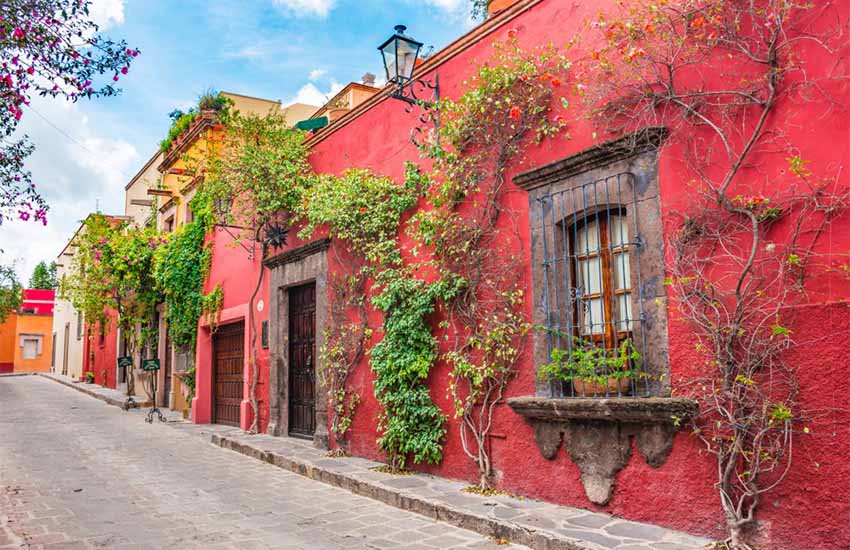 Colonial era home in Mexico
