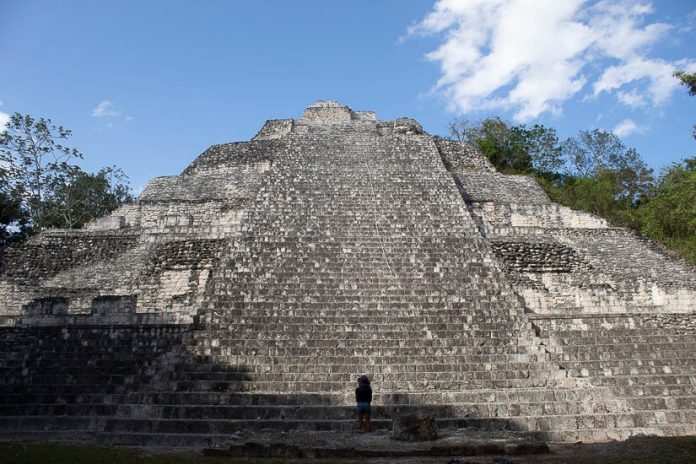 Structure X at Becan site in Campeche