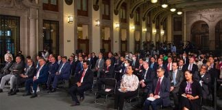 There was a big turnout of private sector representatives