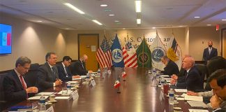 Marcelo Ebrard and Alejandro Mayorkas