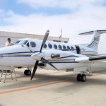 The DEA aircraft, a Beechcraft King Air like this one, has been moved from Toluca to Texas.