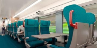 one of the Maya Train's rail cars.