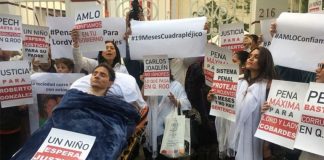 In 2018, Gonzalez and supporters protested the slow government response to his case.