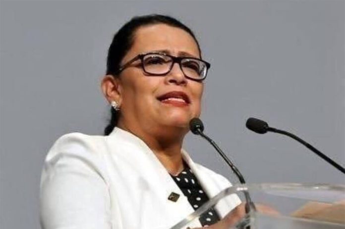 Security Minister Rosa Icela Rodríguez.