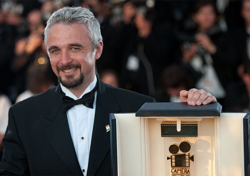 Michael Rowe winning the Caméra d'Or at Cannes in 2010