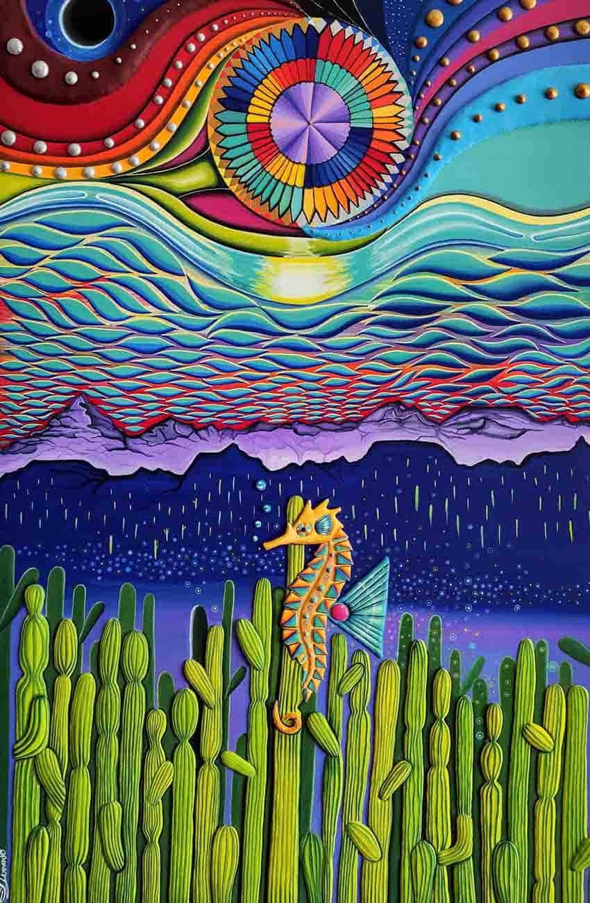 art by Mulege artist Fernando Uriel Ortiz