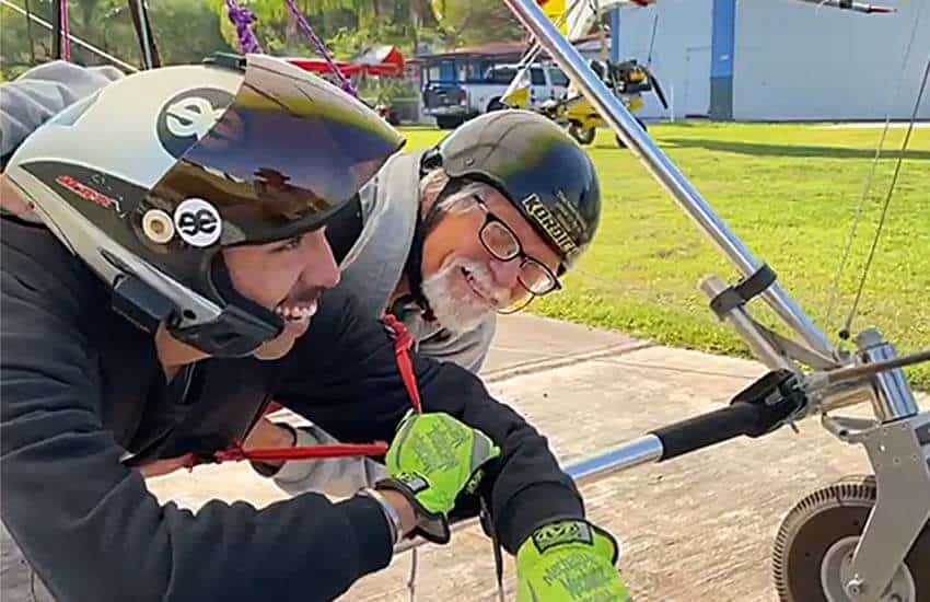 Hang gliding at Kordich Air Sports, Jalisco