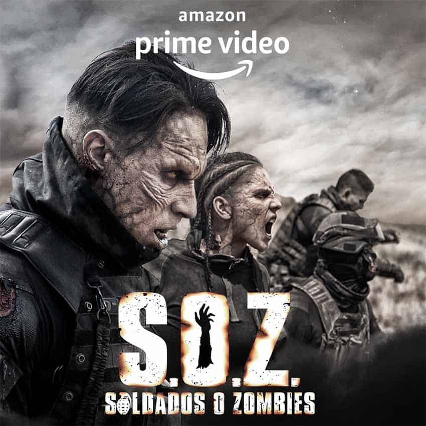 Poster for TV series "Soldados o Zombis"