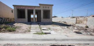 abandoned Infonavit home in Puebla, Mexico