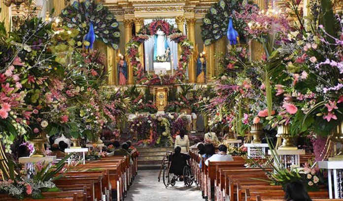 Fiesta de Floracultores in Cholula, Puebla